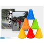 Ncheli 25 pcs Cônes De Slalom,Plot Sport Cone de signalisation,Cônes de Circulation Slalom Cônes pour Football, Sport d’Agilité 