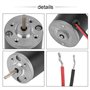 31ZY Moteur à courant continu à aimant permanent Moteur à engrenage électrique réversible pour générateur de bricolage CW/CCW (2