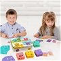 Cube à Expression en Bois Matching Block Puzzles Blocs Construction Jouets Educatifs Enfants En