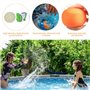3 Pcs Balle Rebondissante D'eau: Ballons a Eau Réutilisables,Bombes à Eau, pour Bataille D'eau Dans Le Jardin Piscine, pour Enfa