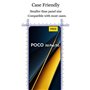 Afikyutu Verre Trempé pour Xiaomi POCO X6 Pro, 2 Pièces Film Protection écran et 2 Pièces Caméra Arrière Protecteur, 9H Dureté,
