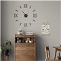 CENPEK Horloge Murale digita en Acrylique - Chiffres Romains - Grande Horloge Murale 3D Moderne - sans Cadre - Muet décorative -