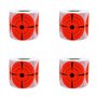 ANCLLO 250 pièces 3 Pouces Rondes adhésives cibles pasteurs fluorescentes cibles de tir Autocollants cibles Points pour Le tir T