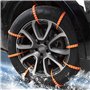 Ltsbaed Chaînes à Neige Universelles Chaînes à Neige pour Pneus de Voiture Antidérapantes Chaine de Sécurité Pneu en Nylon Chaîn