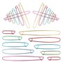 Dadabig 20 pcs arrêt maille en alliage aiguilles à tricoter crochet pour tricoter des notions crochet aiguille bricolage tricot