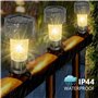 BORDEAG 10 Pièces Lampes Solaires De Bassin, Éclairages Solaires De Bassin, Lampes Solaires Étanches, Éclairage Solaire Pour Pis