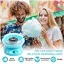 Machine A Barbe A Papa, Cotton Candy Maker 450 W, Machine Barbe À Papa, Cotton Candy Machine Avec Cuillère Doseuse, Bâtons De Bo