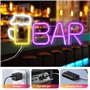 Panneau néon LED - Panneau néon de bar - Panneau néon de bar - Panneau néon de bar - Panneau néon pour bar - Décoration murale