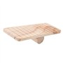 Garosa Hamster Jouet à Bascule pour Exercicer Jouer Jouets Animaux avec Goût Unique de Bois Naturel Plate-Forme Escalade de pour