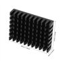 Dissipateur thermique de refroidissement en aluminium 5 pièces, module de dissipateur de chaleur pour puce de carte électronique