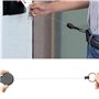 5 Pièces Porte-Clés Télescopique, Bobine Rétractable, Porte-Clés Rétractable Robuste, Convient pour les Activités de Plein air,