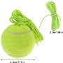 balle de tennis avec cordon