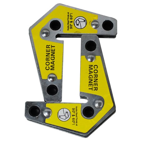 RIVERWELD Équerres magnétique Aimant de soudage puissant et solide Réglage de l'angle de 90° et 60° Force de traction maximale 1