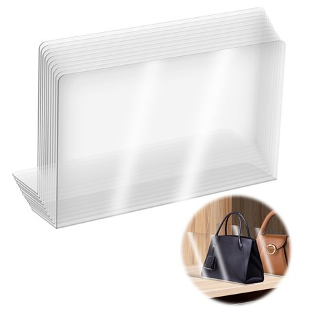 lemgyiamz Séparateurs Étagères Armoire Diviseur Système - Baffle en PVC Bloqueur Meubles De Jouets Transparent Meuble BibliothèQ