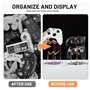 mongtsamz Porte Manette 2 Couches, Métal Support de Contrôleur de Jeu Universel Support Manette pour Bureau Accessoire Gaming Ga