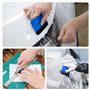 7pcs Kit Covering Vitre Teintée Voiture, Wallpaper Kit Squeegee Car Vinyl Wrapping Kit Raclette Covering Papier Peint, Suitable 