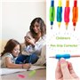 Poignées de Crayon Poignées de Stylo en Silicone Enfants Crayon Poignées Écriture Aide Pencil Grip Ecriture Correction Grips pou