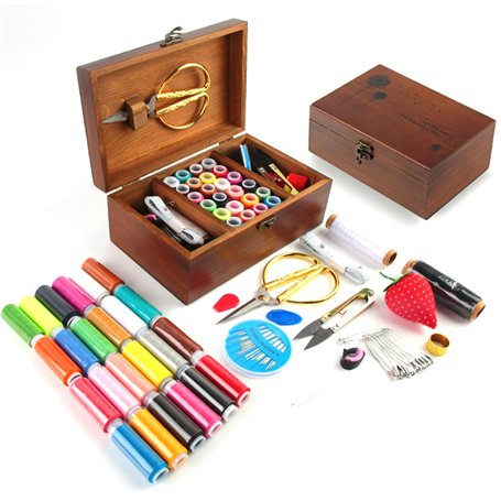 WANDGU 37 Pièces Kit de Couture: Kit Couture Complet avec Boîte