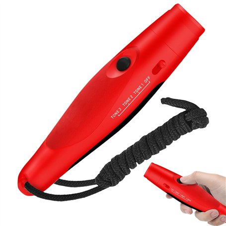 WIYETY Sifflet électronique : arbitre professionnel avec sifflet de main à 3 tons