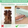 GOEDCH Mini Machine à Emballer Sous Vide: Verte Soudeuse Sac Plastique, Petite Machine à Sceller en Plastique Portable de Conser