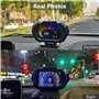 AMROOLOO Affichage tête haute, OBD2 + GPS + mode compteur de pente - Affichage multilingue - Unités de compteur de vitesse modif