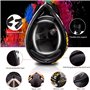 Sarari Professional Racing Casque de Motocross, Lot de 4 Lunettes de Casque Gants de Sécurité Dirt Bike Off Road Casque de Moto 