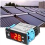Samfox Contrôleur de Chauffage Solaire - Commutateur de Thermostat Solaire - Contrôleur de Température Différentielle pour Eau C