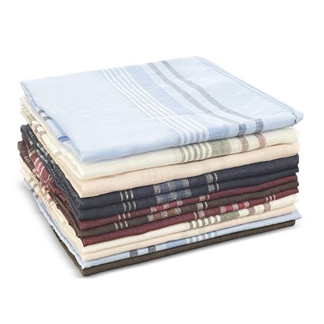 MeoZynxadril 12 Pièces Homme Mouchoir Carré