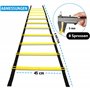 Taktifol Échelle de Coordination 4 m avec Sac I Échelle d'entraînement pour entraînement de Coordination, entraînement d'agilité