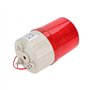 Feu d'Avertissement Voyant Alarme LED Rouge BEM-1081 220V Eclairage Tournant Système d'Eclairage Acousto-optique pour Système d'