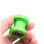 ANCLLO Lot de 2 rouleaux de chaîne en acier inoxydable de 10 mm, tendeur de roulement robuste pour moto, moto tout-terrain, VTT