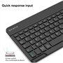 FINTIE Clavier pour iPad 6e/5e Génération (2018/2017) et iPad Air 2/1 (2014/2013) 9.7 Pouces - [Rangement de Stylet] Clavier AZE