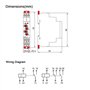 AC 220 V Relais Temporisé, GRT8-S2 Minuterie Asymétrique on/Off Répétition du Temps de Cycle