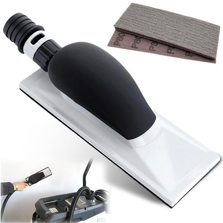 Ponceuse manuelle 198 x 70 mm avec aspiration