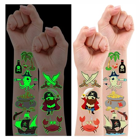 Leesgel Tatouage Enfant Pirate