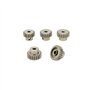 DollaTek 5PCS 48DP 21T 22T 23T 24T 25T Combo pignon motoréducteur Ensemble pour 1/10 Rc Car Brushed brushless Motor