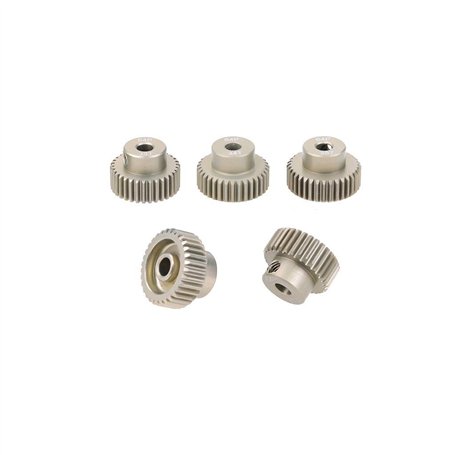 DollaTek 5PCS 64DP 31T 32T 33T 34T 35T Ensemble de pignons pour Moteur à pignon pour Moteur brushless 1/10 Rc Car Brushed