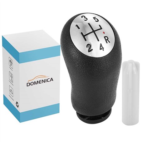DOMENICA 5 Vitesses Pommeau de Levier de Vitesse Compatible pour Renault Clio 3 Clio 4 Megane 2 Scenic 2 Laguna 2 Dacia Modus Ka