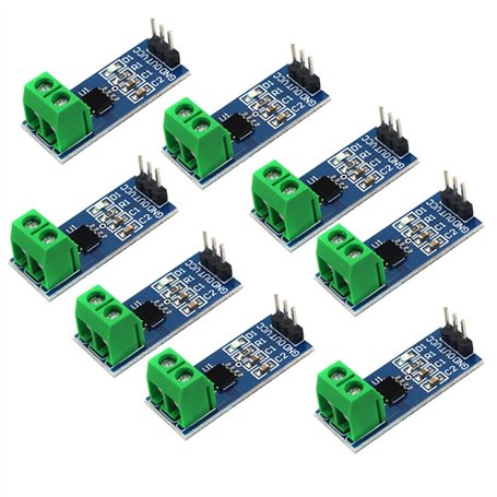 Lot de 8 capteurs de courant ACS712 - 30 A - Plage de mesure - Module de courant - Compatible avec Arduino Bascom