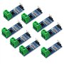 Lot de 8 capteurs de courant ACS712 - 30 A - Plage de mesure - Module de courant - Compatible avec Arduino Bascom