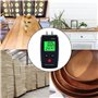 Humidimètre pour bois de type broche avec 7 modes, écran LCD rétroéclairé, détecteur de moisissures pour bois et matériaux de co