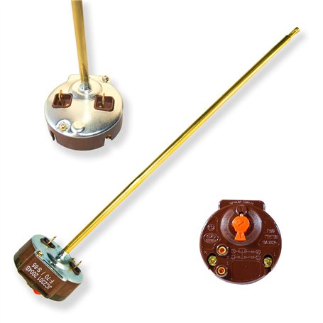 GOLDMAN SERVICE | Thermostat à Tige pour Chauffe-Eau électrique et accumulateurs ou réservoirs d'énergie Solaire - température r