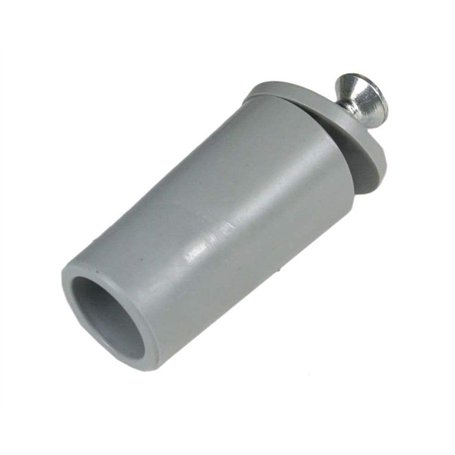 Rolatec Lot de 10 butées de volet roulant Gris 40 mm