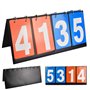 KLYNGTSK Tableau de Bord Score Plier Tableau d'Affichage Football 36.4 * 16.3cm Tableau de Bord Sportif Panneau Score Tennis Pan
