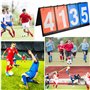 KLYNGTSK Tableau de Bord Score Plier Tableau d'Affichage Football 36.4 * 16.3cm Tableau de Bord Sportif Panneau Score Tennis Pan