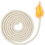 Lot de 2 mèches en coton tressé de 4 mm pour lampes à huile, lampes à huile et bougies, fabrication de bougies faites à la main,