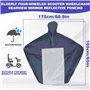 WEGREAT Poncho de pluie pour véhicules électriques : 165 x 110 x 175 cm Mobility Scooter Protection contre la pluie pour fauteui
