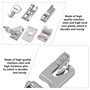 WIYETY Lot de 32 pieds presseurs multifonctions pour machine à coudre Singer/Brother/Babylock/Necchi/New Home/Janome/Elna/Toyata
