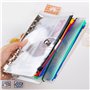 4 Pièces A5 Couverture de Classeur en PVC Souple Transparent Couverture de Protection 6 Anneaux Rechargeable A5 Feuilles Volante