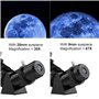 Télescope astronomique pour Adultes, télescope réfractif de 600mm d'ouverture de 80mm pour Enfants et débutants, télescope de Vo